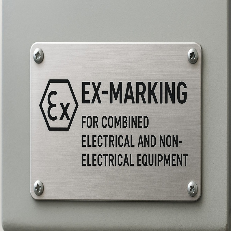  ATEX marking for electrical and non electrical combined equipment